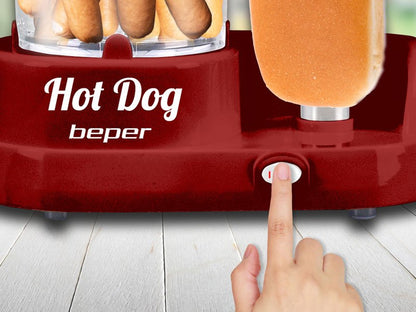 Hotdog cooking machine with steamer - Beper P101CUD501