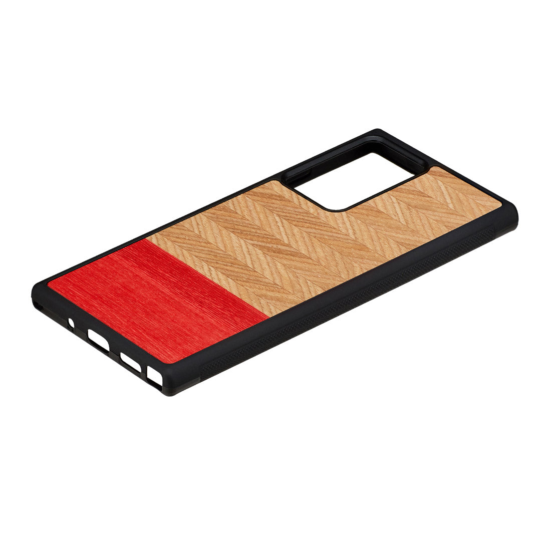 Samsung Galaxy Note20 Ultra Case, Herringbone Azalea, MAN&amp;WOOD