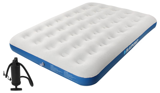 Large inflatable mattress with velor cover Blaupunkt IM220