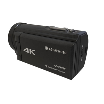 Waterproof camcorder with 4K video AGFA CC4000WBK