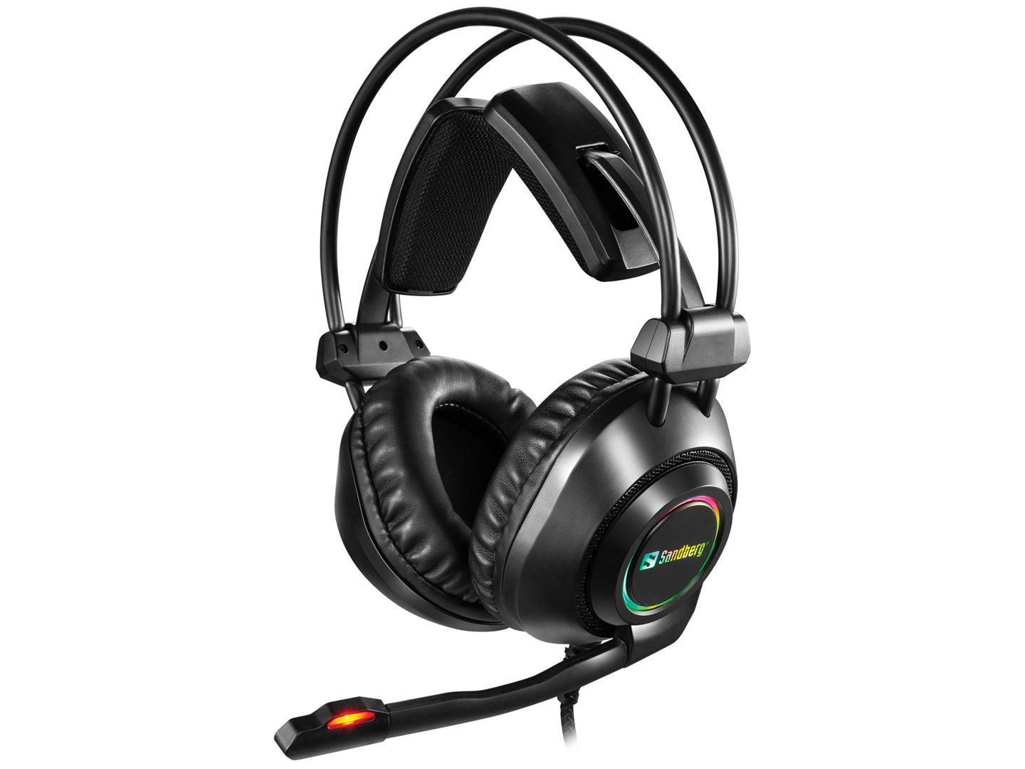 Headphones with USB 7.1 and LED lights, Sandberg Savage 126-08