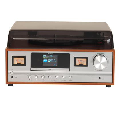 Retro music center with Bluetooth and CD player Denver MRD-52