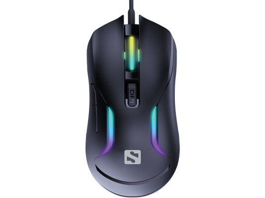 Gaming mouse with multi-colored LED light - Sandberg LightFlow 640-27