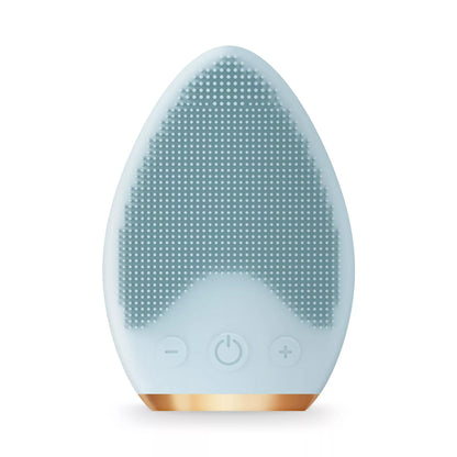 Electric facial brush in light blue, Silkn Bright Lux