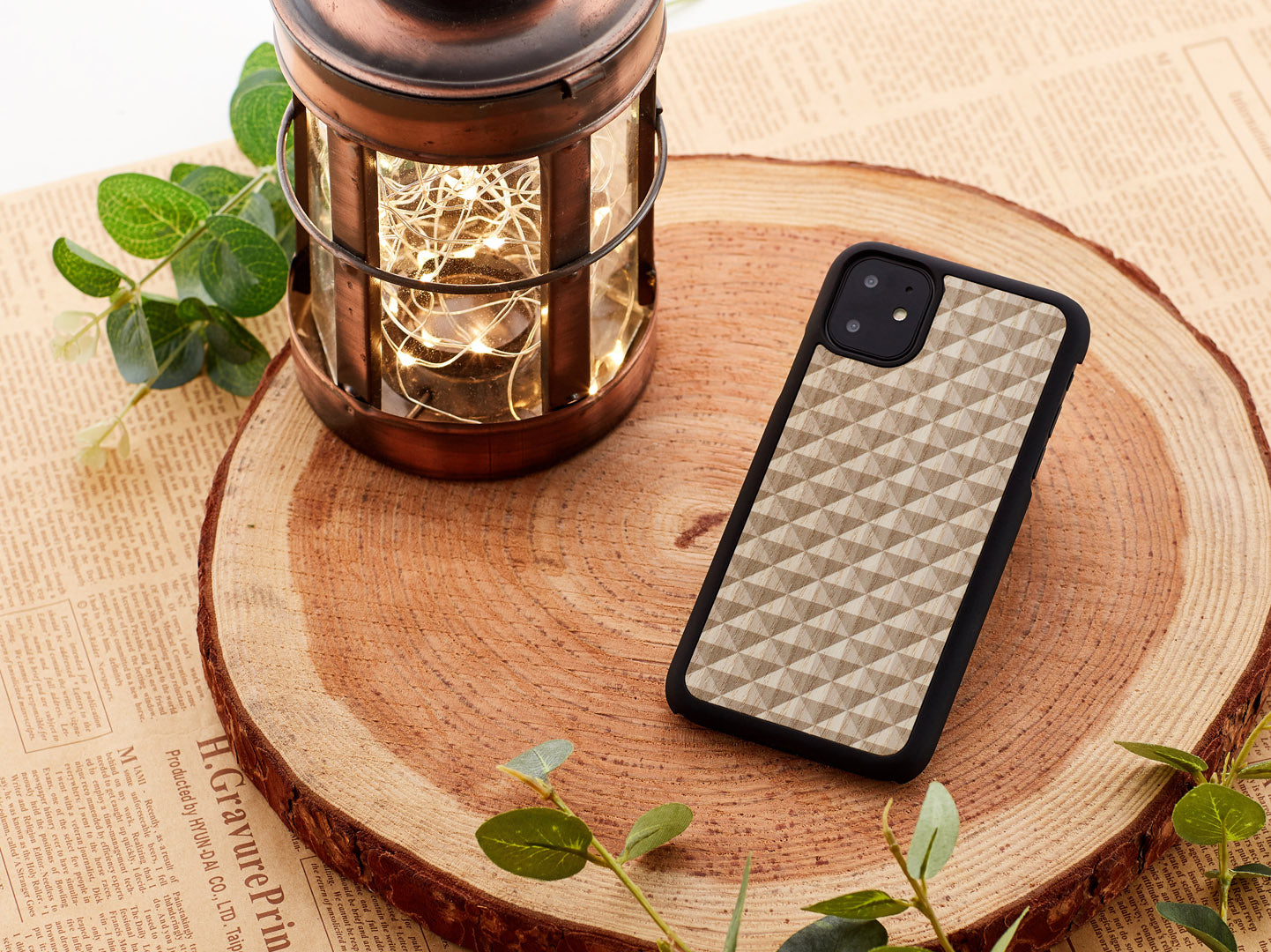 Smartphone cover iPhone 11 natural wood MAN&amp;WOOD