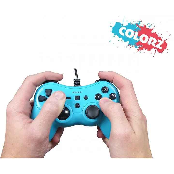 Wired Controller for Subsonic Colorz Neon Blue Switch Games