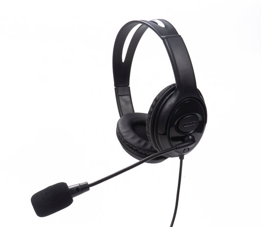Tellur Gaming Headset with Microphone, PCH2 Over-Ear Headphones, Black - Powerful Sound and Comfort