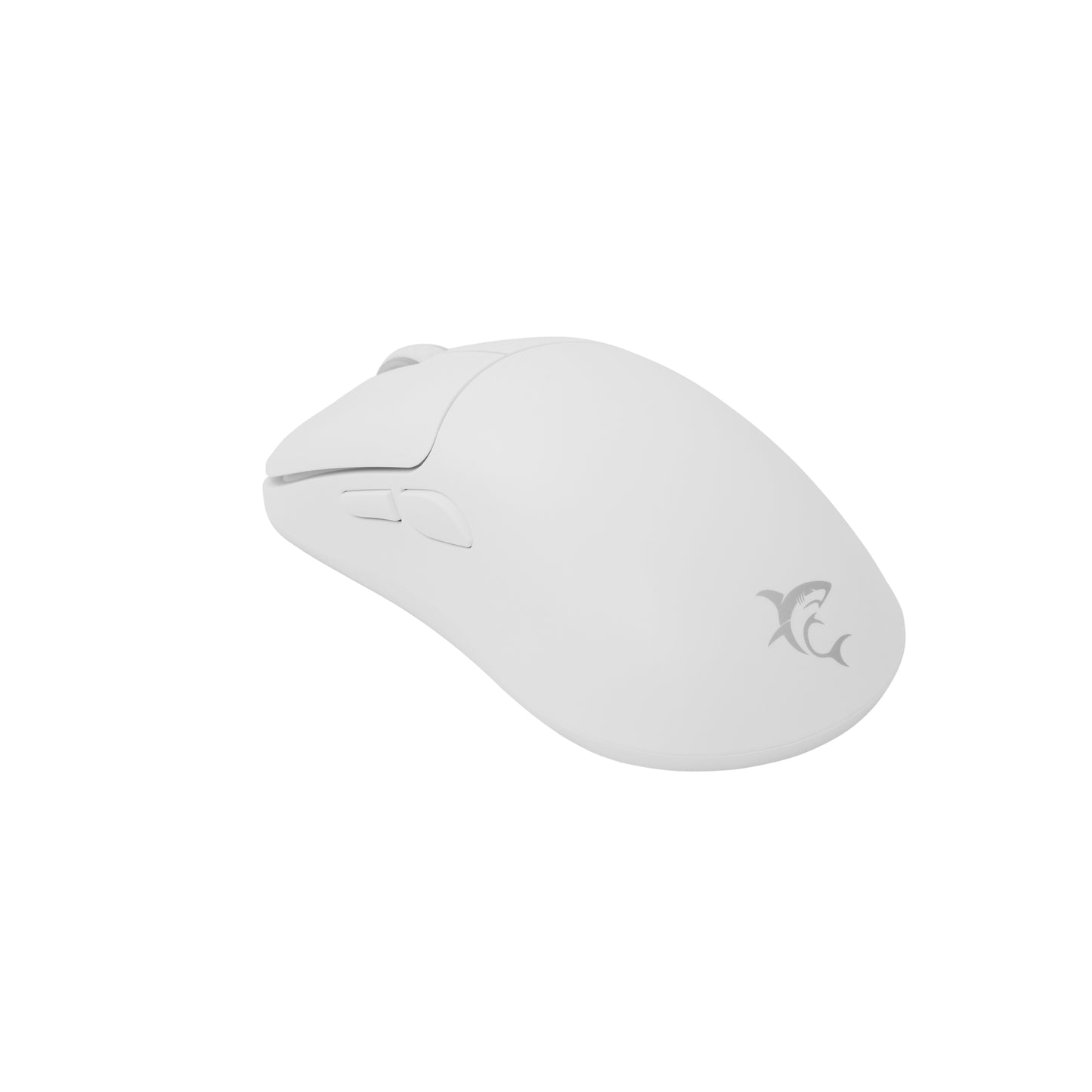 Bezvadu optiskā datorpele ar 6 pogām, White Shark WGM-5015 Aero White, 6400 DPI