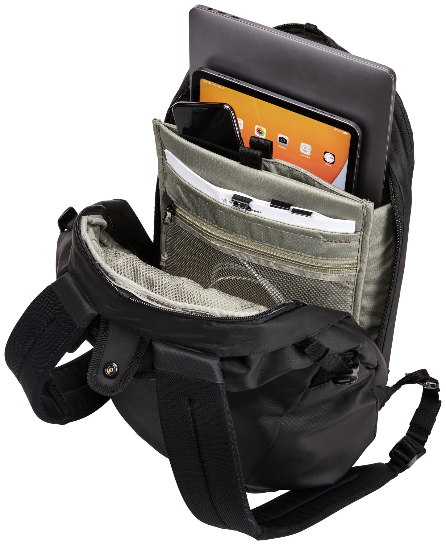 Backpack 16L Black with 14" Screen Nod., Thule 4711 Tact 