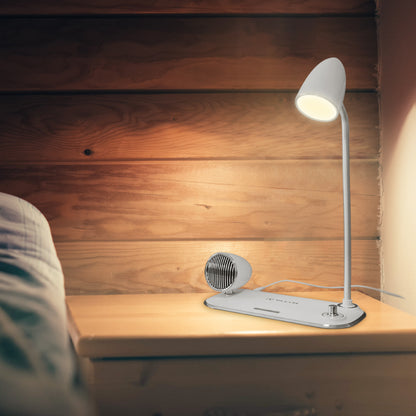 Bezvadu lādētājs ar Bluetooth skaļruni un lampu Tellur Nostalgia