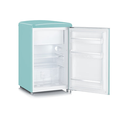 Free Standing Refrigerator with Freezer, Turquoise - Severin RKS 8834