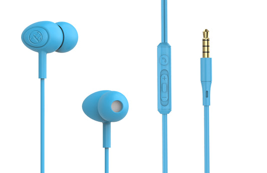 Headphones with Wire, Ergonomic and Light, Tellur Basic Gamma, Blue