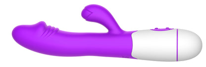 G-spot and clitoris massager, purple - Erolab (ZYCD01p)