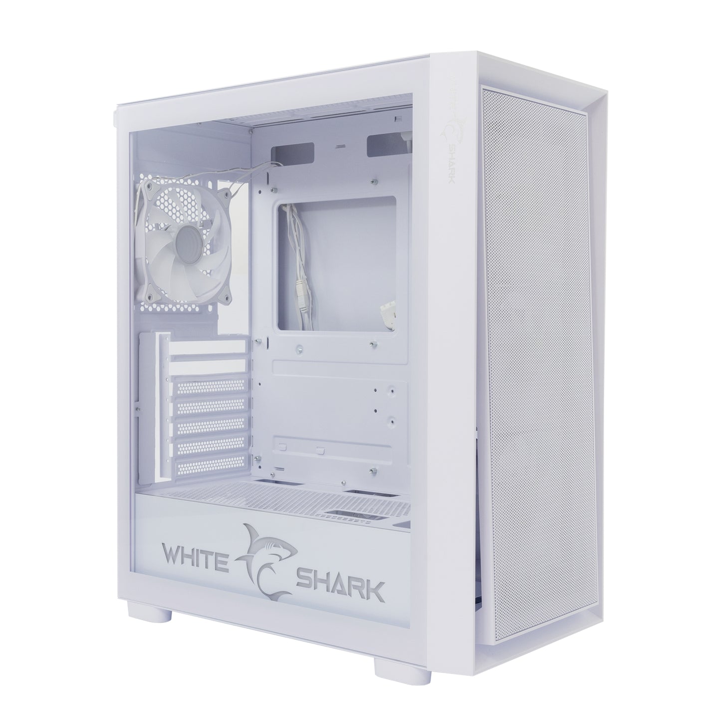 Computer case with RGB fans - White Shark GCC-2401 Warhead-3 