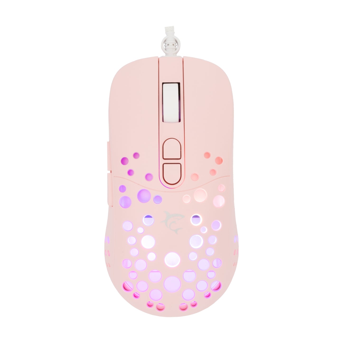 Gaming mouse with RGB lighting White Shark GM-9004 Tristan-2 Pink