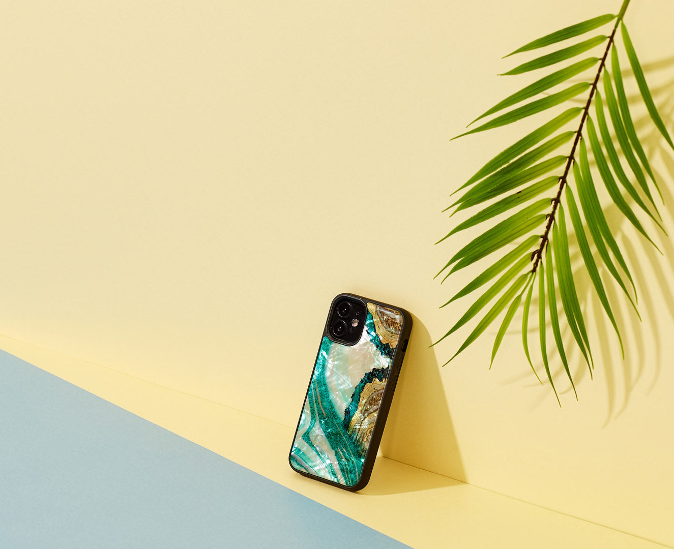 iPhone 12 mini aizsargvāciņš Aqua Agate iKins