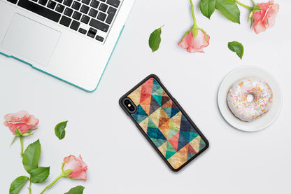 Smartphone cover mosaic black iPhone XS Max iKins