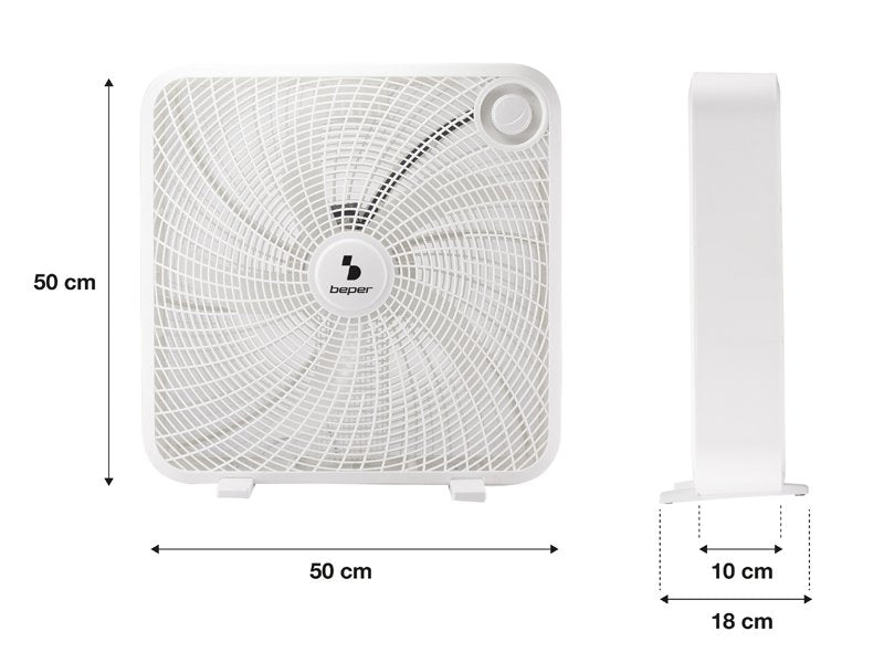 Industriālais grīdas ventilators Beper P206VEN550 ar modernu dizainu