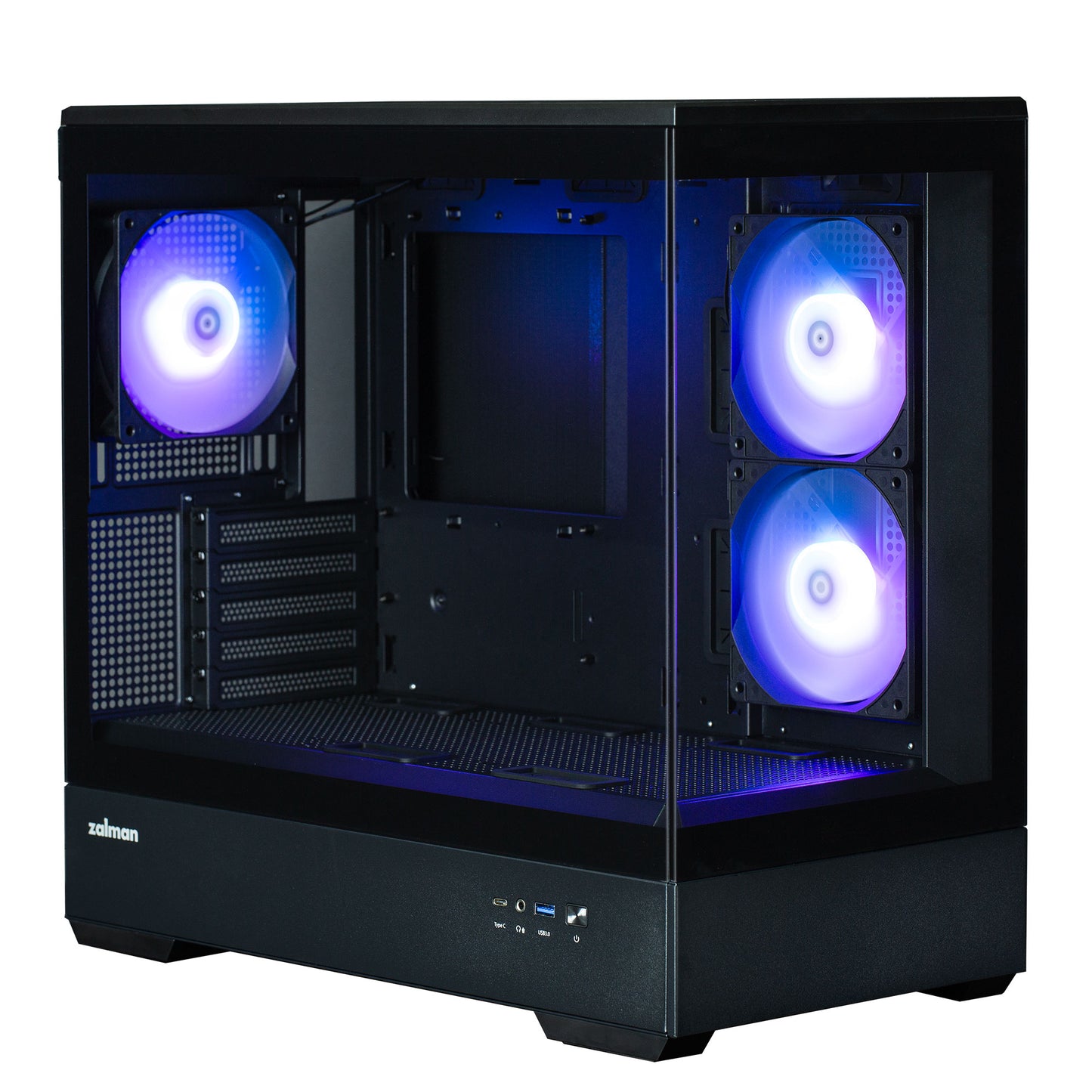 Zalman P30 Black, ARGB Fan x3