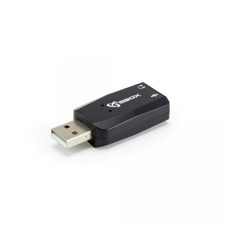 Звуковая карта USB с входом и выходом 3,5 мм — Sbox USBC-11