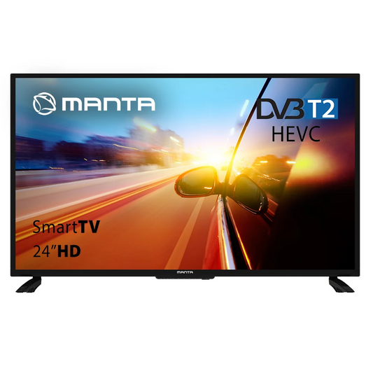 Televizors Manta 24LHS122T 24" HD DVB-T2 HEVC