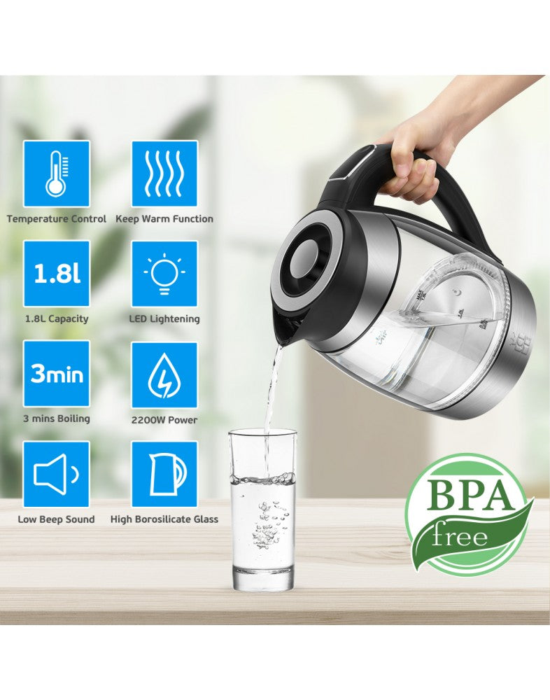 Digital kettle with LED display, ForMe FKG-438