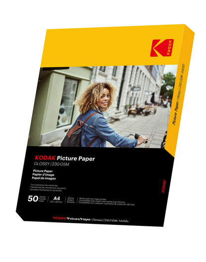 Kodak Picture Paper 230g 11.8 mil Glossy 4/6x100 (9891267)