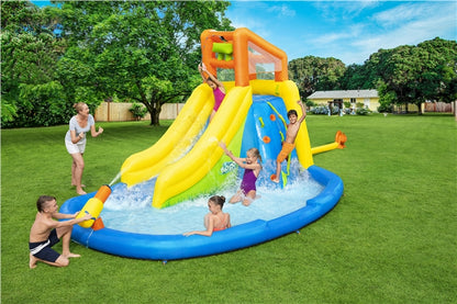 Outdoor water park with slide - Bestway H2OGO! Mount Splashmore