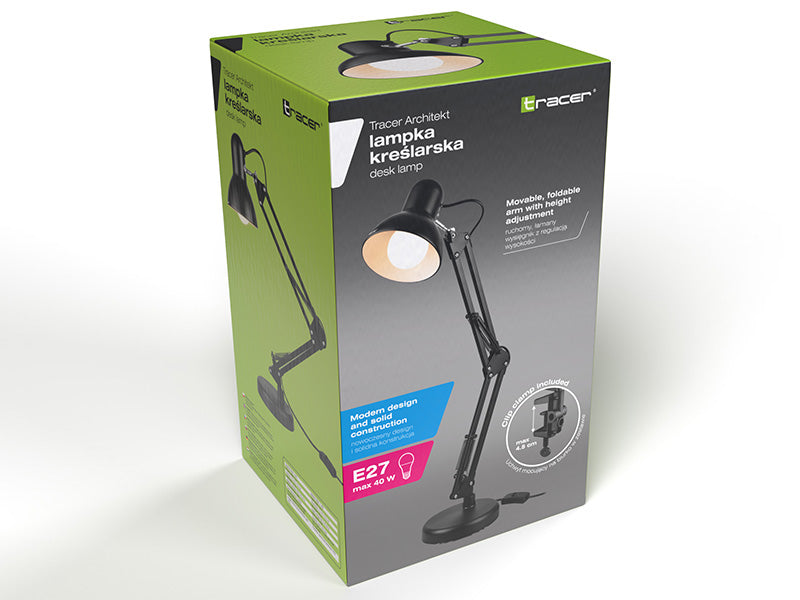 Two-in-one Desk Lamp with Adjustable Height Tracer 47244