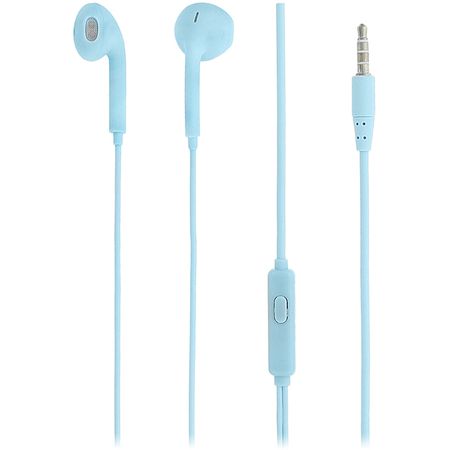 Tellur Fly In-Ear Headphones with Noise Canceling Memory Foam Eartips, Blue - Comfortable and Reliable