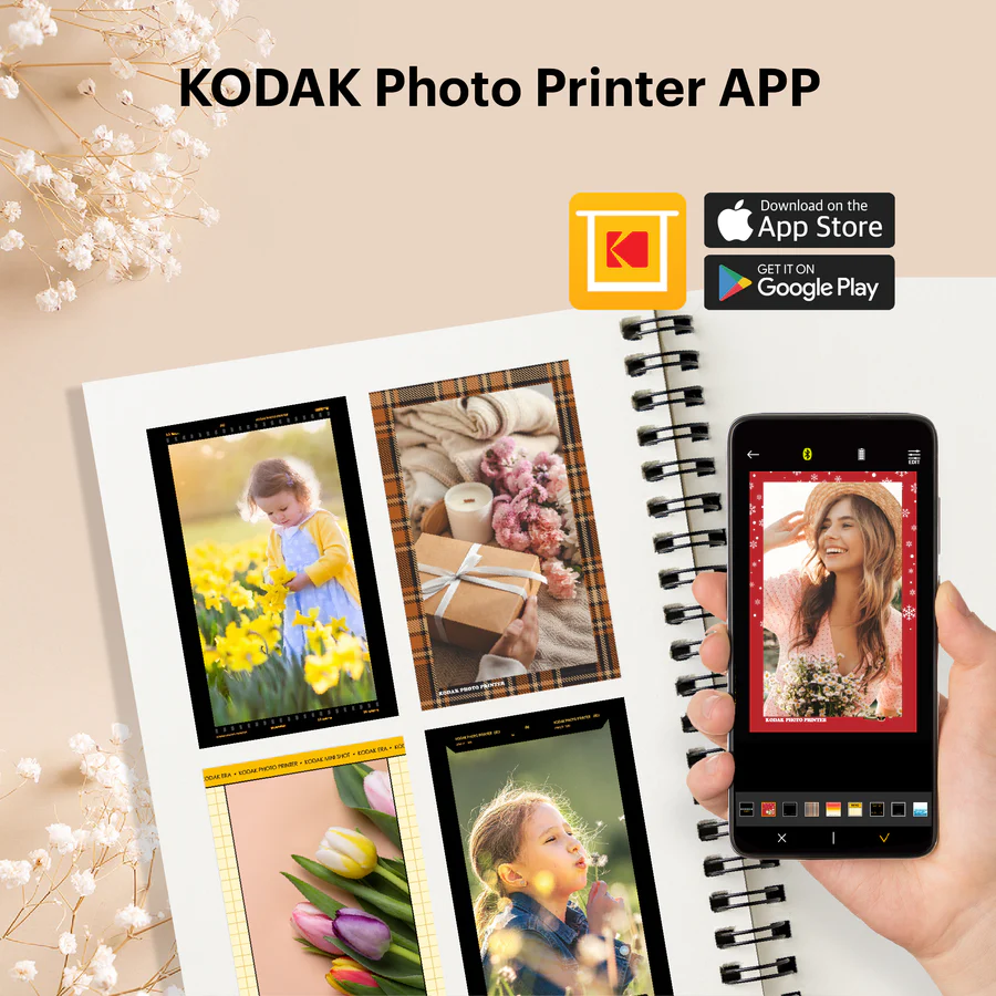 Комбинированный фотоаппарат и принтер Kodak Mini Shot 2, ретро-желтый