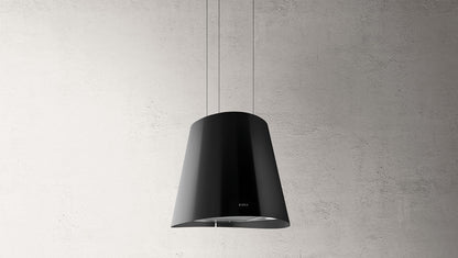 Hanging cooker hood, black, 600 m³/h - Elica Juno BL/F/50