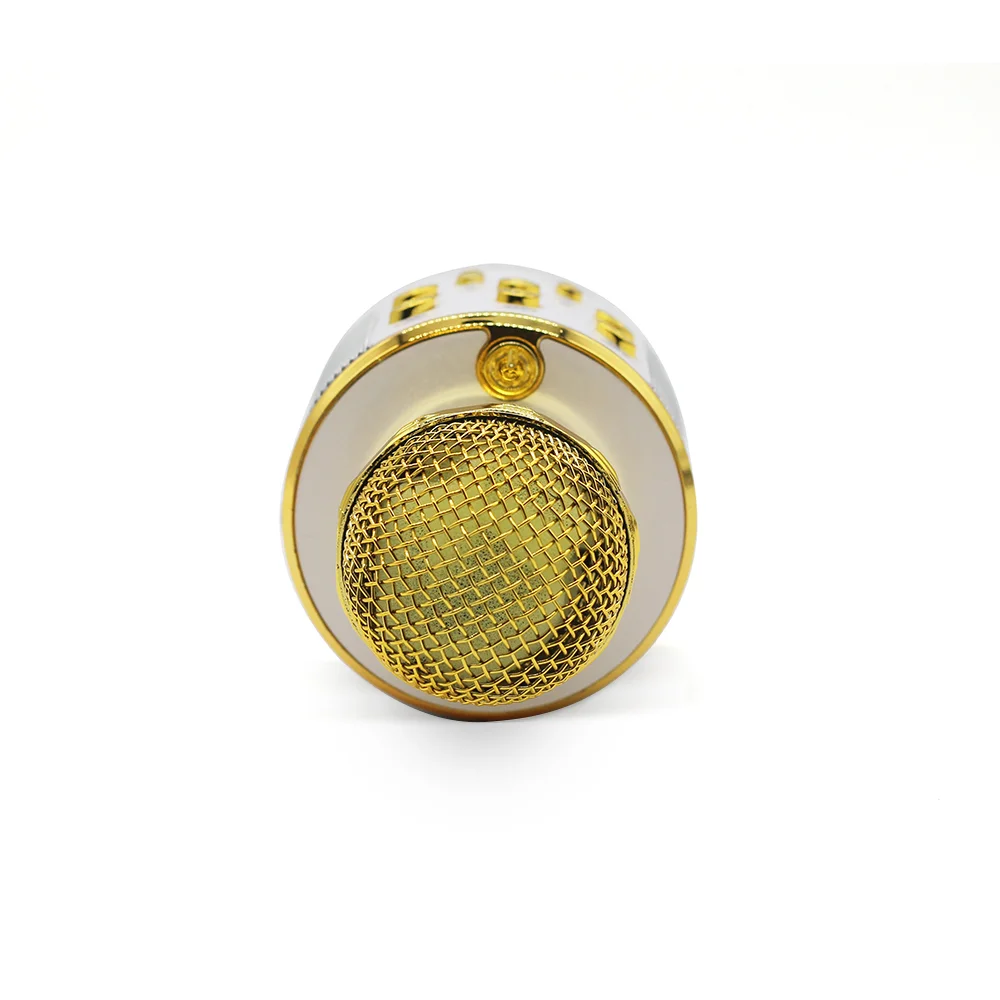 Bezvadu Bluetooth Karaoke Mikrofons ar Skaļruni, 5W Jauda, Manta MIC10-G Gold