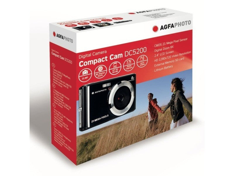 Digital Camera with 21 MP Resolution, AGFA DC5200 Blue