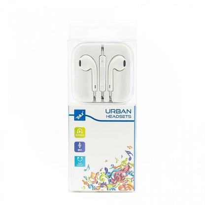 Headphones Tellur Urban Series In-Ear, White - Clear Sound and Comfort