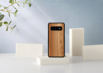 Natural wood case for Samsung Galaxy S10