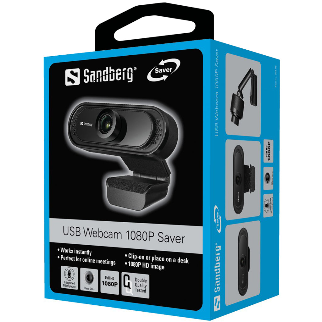 Sandberg 333-96 USB Webcam 1080P Saver