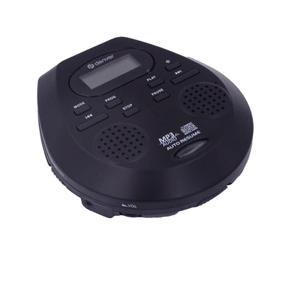 Portable CD/MP3 Player with Anti-Shock - Denver DMP-395B Black