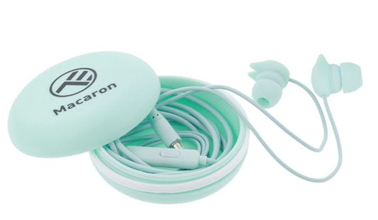 Headphones Tellur Macaron In-Ear, Blue - Colorful Design and Clear Sound