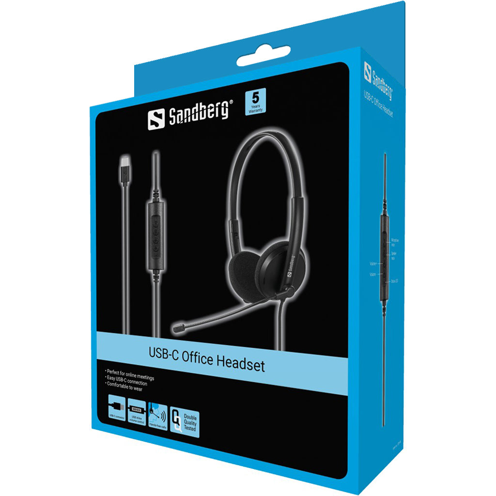USB-C Austiņas Sandberg 126-46 Office Headset
