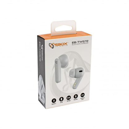 Беспроводные Bluetooth-наушники с микрофоном Sbox EB-TWS72 White