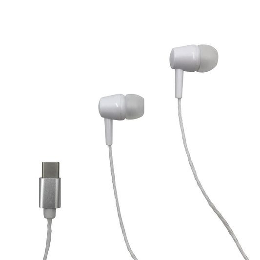 Media-Tech MT3600W MagicSound Headphones with USB-C, White - Stylish and Ergonomic