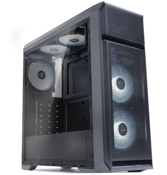 ATX Mid Tower korpuss ar balto LED, Zalman N5 OF