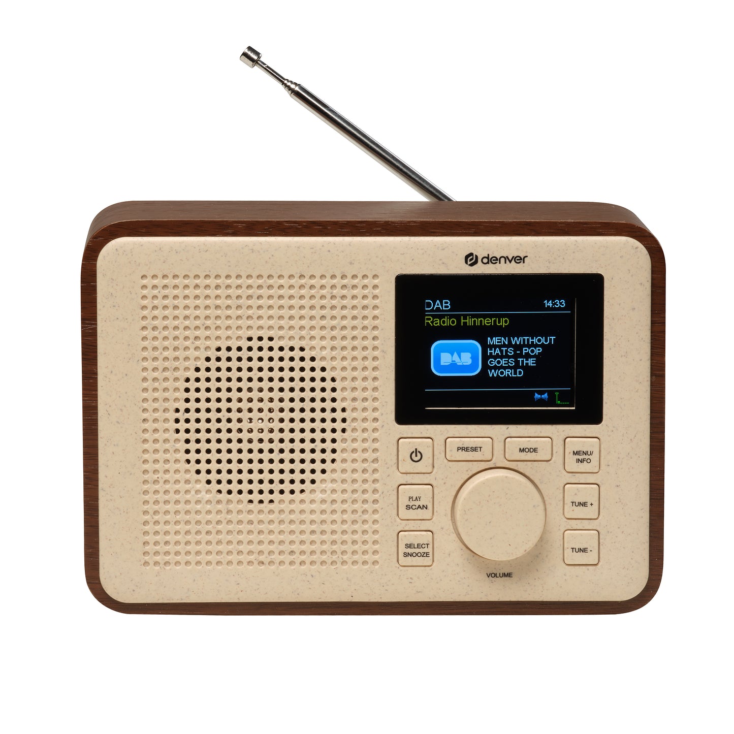 Цифровое радио DAB+ с Bluetooth, Denver Greenline DAB-60DW