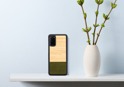 Деревянный чехол для Samsung Galaxy S20, бамбук, MAN&amp;WOOD