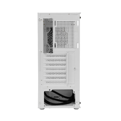 Корпус компьютера White Shark GCC-2303 Bullet White — ATX Mid Tower, белый, металл/пластик/закаленное стекло, ATX/M-ATX/ITX, графический процессор 330 мм