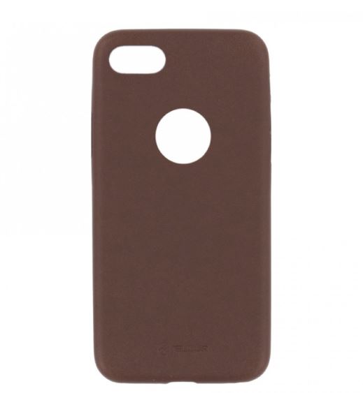 Чехол Tellur Slim из синтетической кожи для iPhone 8, коричневый