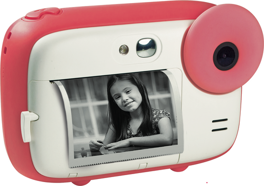 Детский фотоаппарат моментальной печати розовый - AGFA Realikids