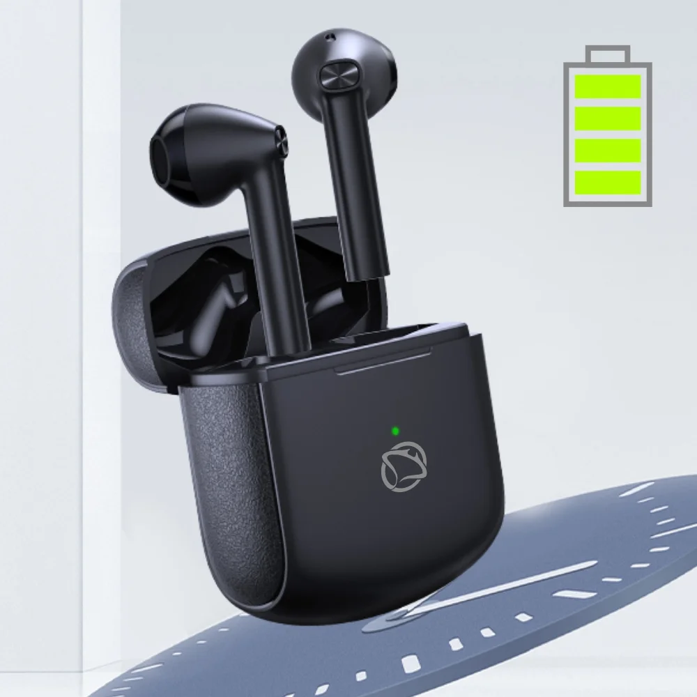 Wireless Bluetooth Headphones Black - Manta MTWS010B Rytmo X TWS