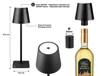 Rechargeable touch-controlled table lamp Beper P201UTP111